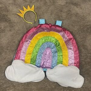 Pottery Barn Rainbow Costume, Size 4-6 kids